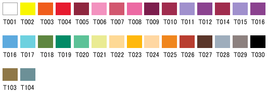 印刷カラーのパターン